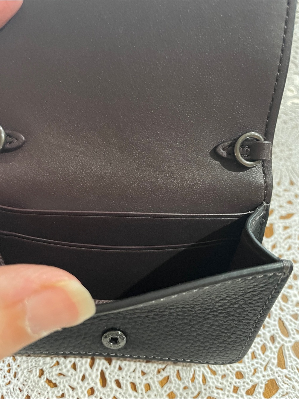 Coach mini wallet on chain - Picture 8 of 9